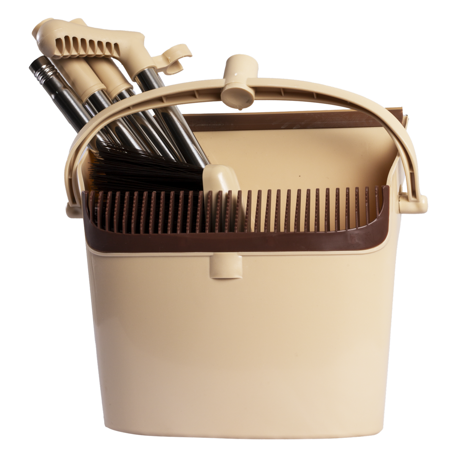 Pala Con Escoba De Acero Inoxidable SKYLARK Beige