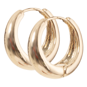 Aretes Para Dama Estilo Argolla Aleación Dorado Peso: 5,4 G SKYLARK 1 Par