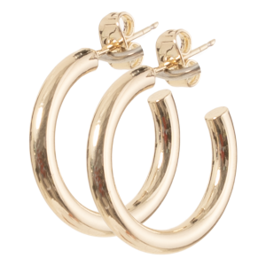 Aretes Estilo Argolla Gruesa Copper Peso: 5,6 G SKYLARK 1 Par