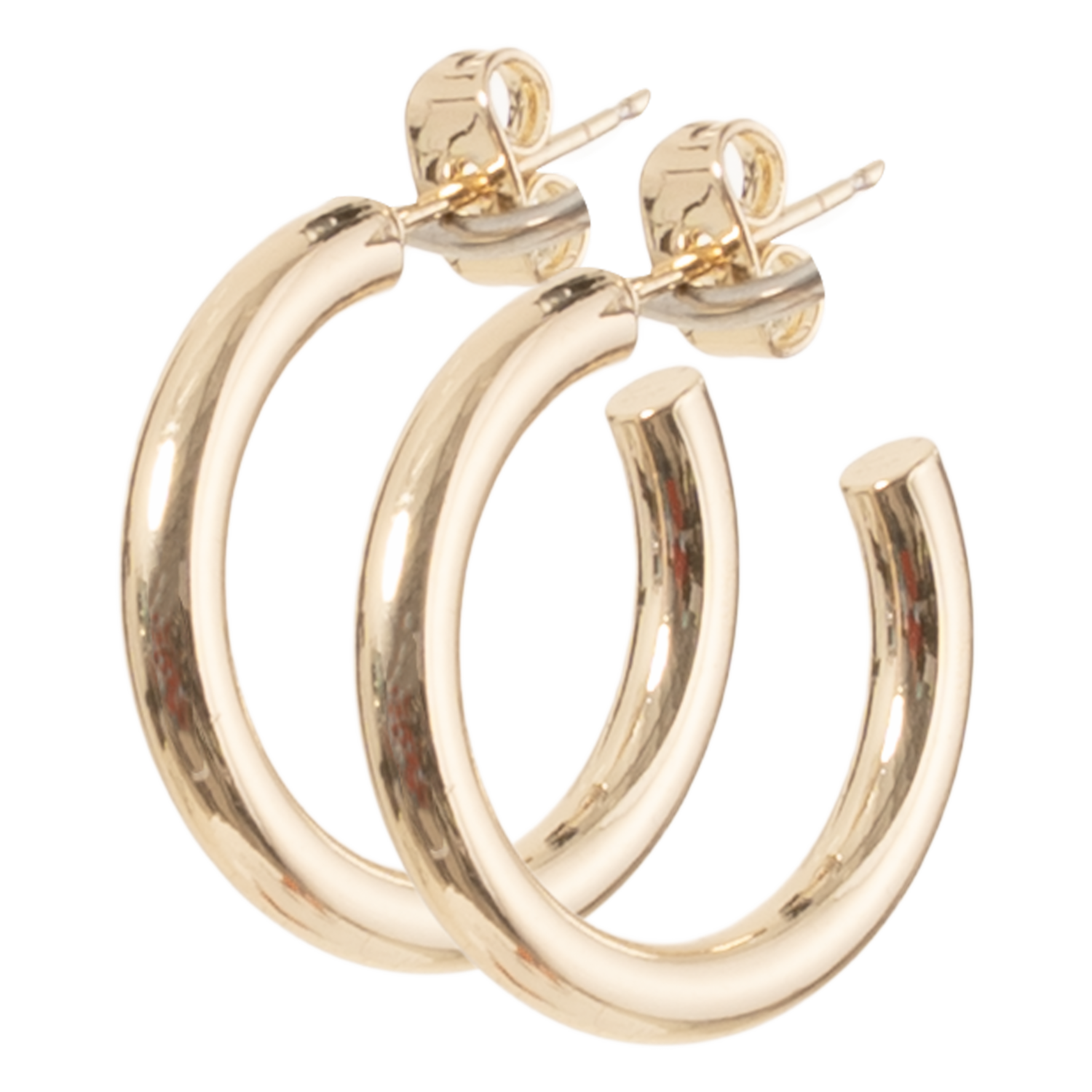 Aretes Estilo Argolla Gruesa Copper Peso: 5,6 G SKYLARK 1 Par