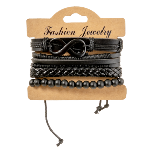 Pulseras Negras SKYLARK X 4 Piezas