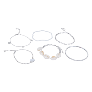 Pulseras Diseño Conchas Set SKYLARK X 6 Piezas