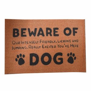 Rodapiés De Entrada Entrada Beware Of Dog SKYLARK 60X40 Cm
