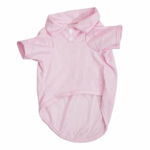 Polo Para Perro Rosado DADAGOU Talla Grande