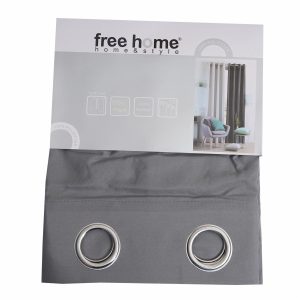 Cortina Ámbar Gris Claro FREE HOME 210X115 Cm