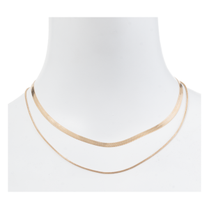 Collar Para Dama Doble Cadena SKYLARK 1 Pieza