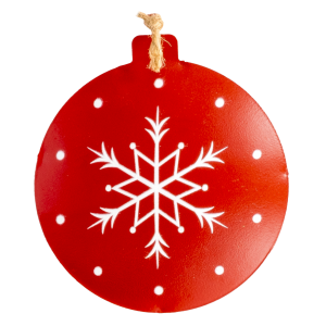 Colgante Navideño Para Árbol Estrella De Metal JOY 10X10X1 Cm