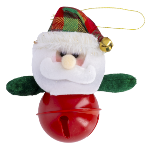 Adorno Navideño Colgante Diseño Papá Noel Campana JOY 13 Cm
