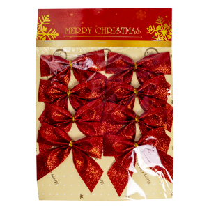 Lazos Navideños Set Rojo JOY X 8 Uds