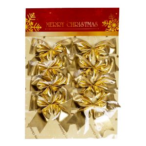 Lazos Navideños Set Dorado JOY X 8 Uds