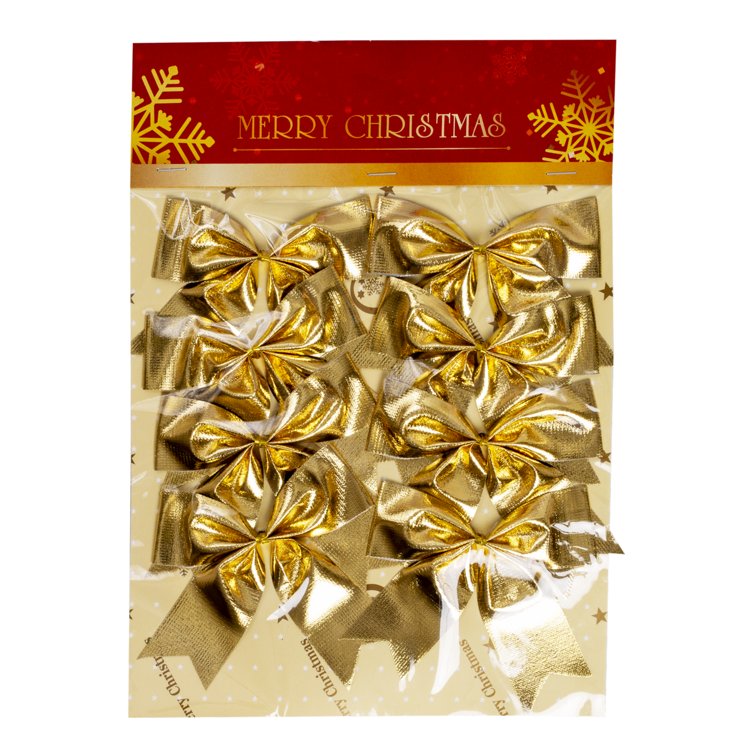 Lazos Navideños Set Dorado JOY X 8 Uds