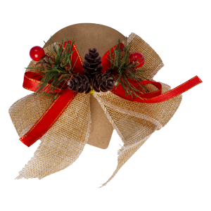 Lazo Navideño Con Pino JOY 13 Cm