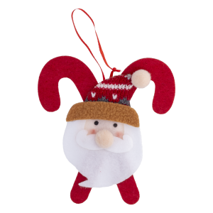 Colgante Navideño Bastón De Caramelo Papa Noel JOY 12.5 CM