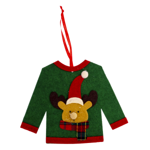 Colgante Navideño Buzo Muñeco De Nieve JOY 12.5 CM