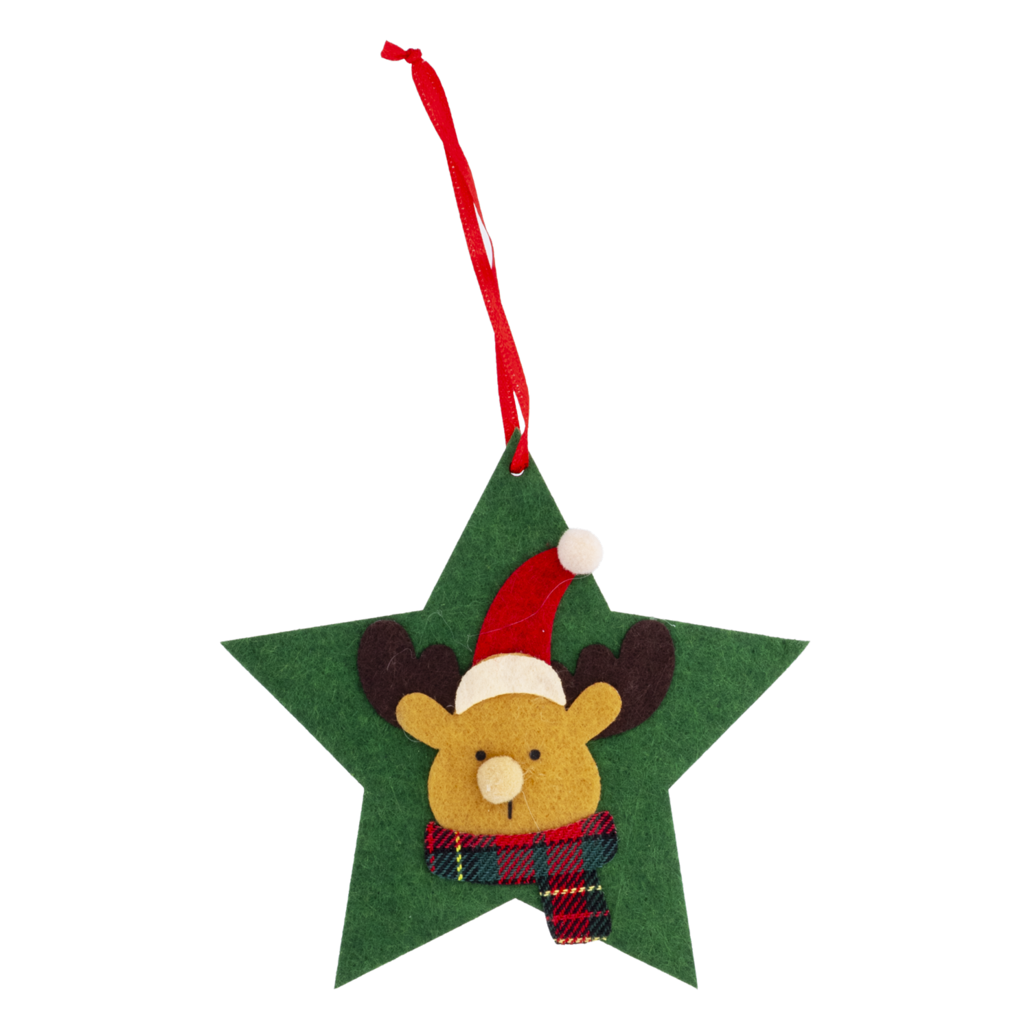 Colgante Navideño Estrella Muñeco De Nieve JOY 12.5 CM