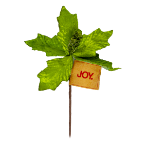 Flor Artificial Poinsettia Navideña JOY 19 Cm