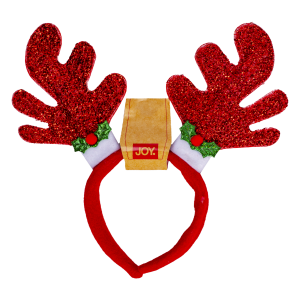 Diadema De Reno Rojo JOY 18 X 18 Cm