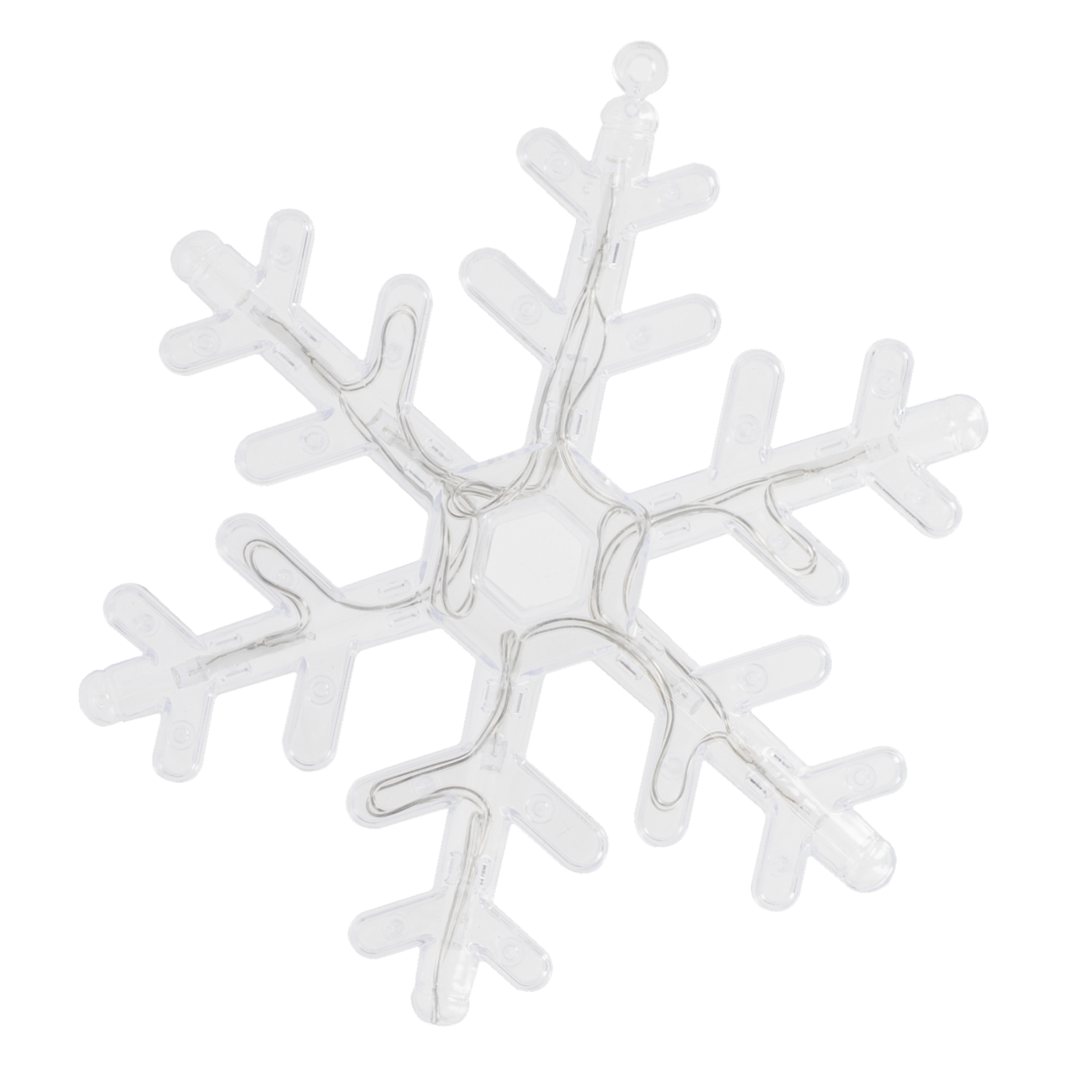 Colgante Navideño Copo De Nieve Con Luz JOY 18X14 Cm