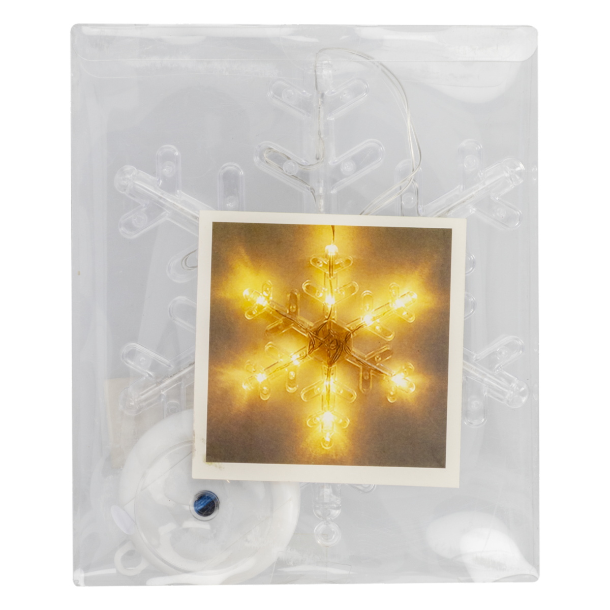 Colgante Navideño Copo De Nieve Con Luz JOY 18X14 Cm - Image 2