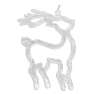 Colgante Navideño Reno Con Luz JOY 17.5X12 Cm