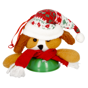 Colgante Navideño Cachorro Campana JOY 13 Cm