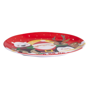 Plato Para Postre Diseño Personajes Navideños JOY 14,5 X 7 Cm