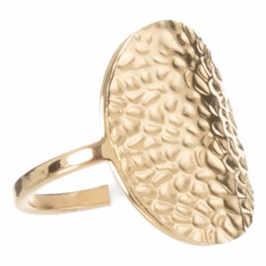 Anillo Acero Inoxidable Circular Tallas Surtidas Dorado TECNO STEEL 1 Pieza