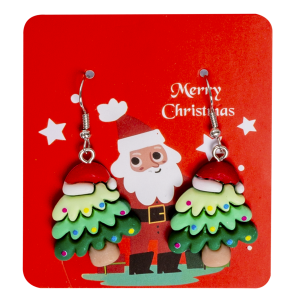 Aretes Diseño Árbol De Navidad JOY 2 Piezas