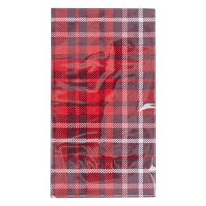 Servilletas Navideñas Diseño Escocés Blanco Y Rojo DFHO X 20 Piezas