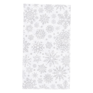 Servilletas Navideñas Diseño Copos De Nieve Gris DFHO X 20 Piezas