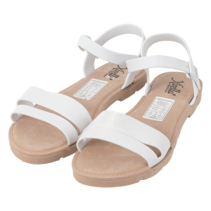 Sandalias Flat Con Tiras Color Cobre XIRELLA