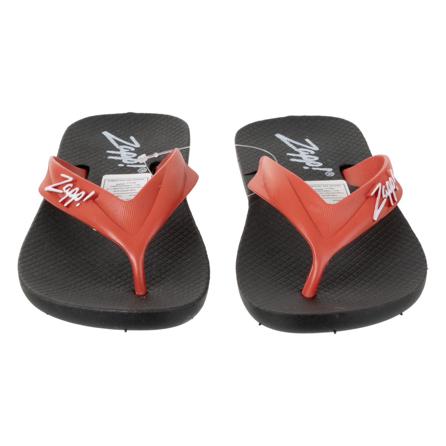 Sandalias De Playa Negra Con Rojo XIRELLA