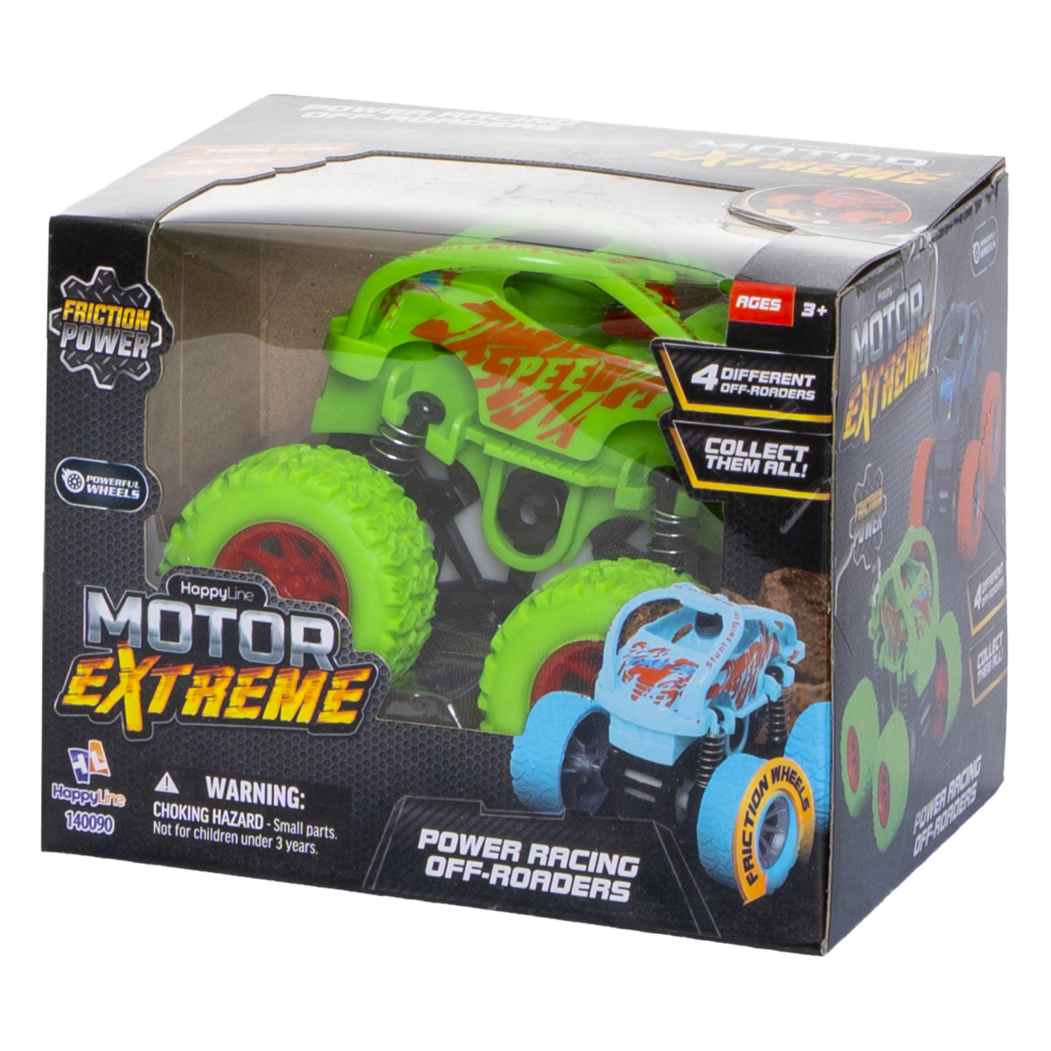 Vehículo A Fricción Power Off-Roaders MOTOR EXTREME Colores Surtidos