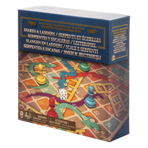 Juego De Mesa Serpientes Y Escaleras SPIN MASTER 2 - 4 Jugadores