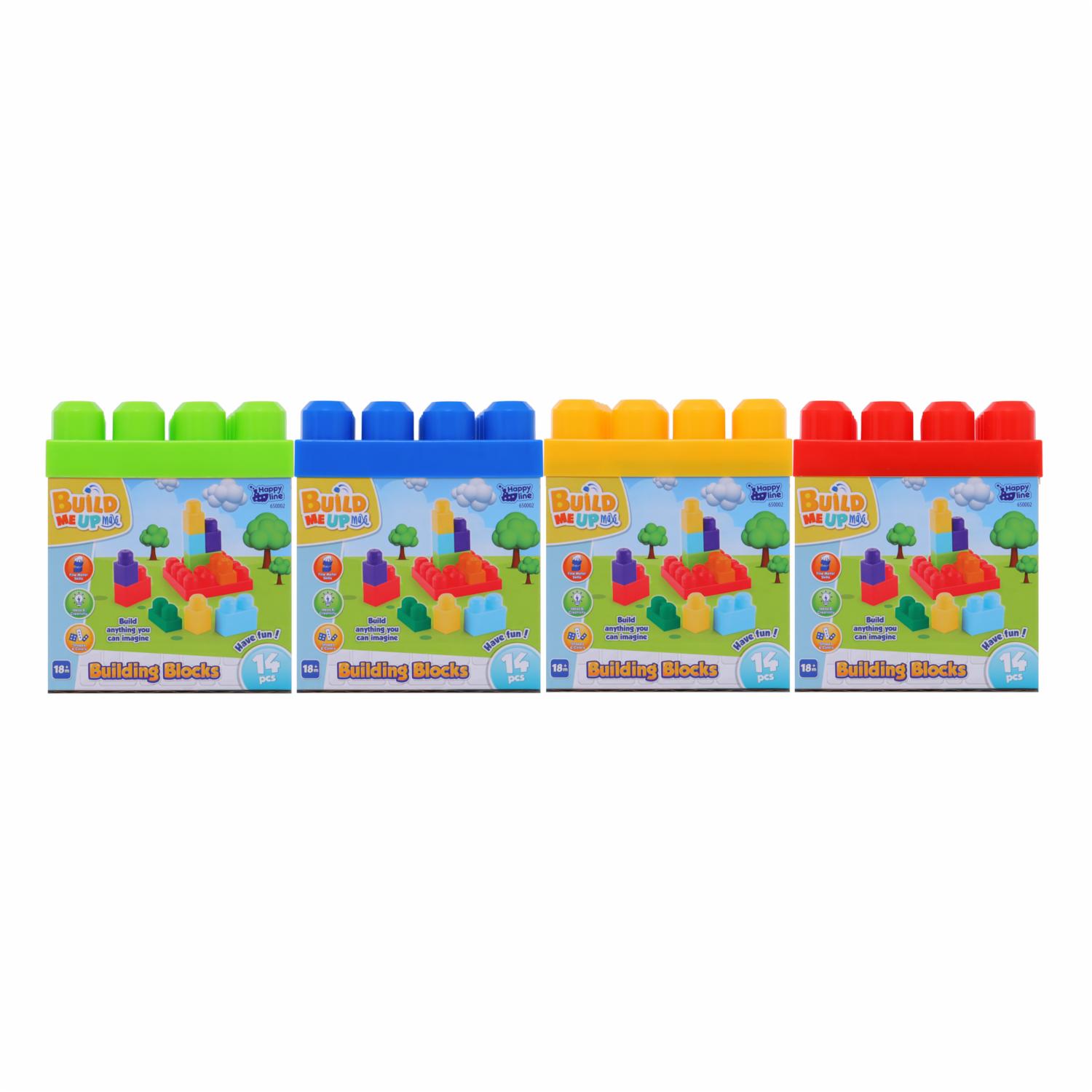 Bloques De Armar En Caja BUILD ME UP MAXI 14 Piezas - Image 3