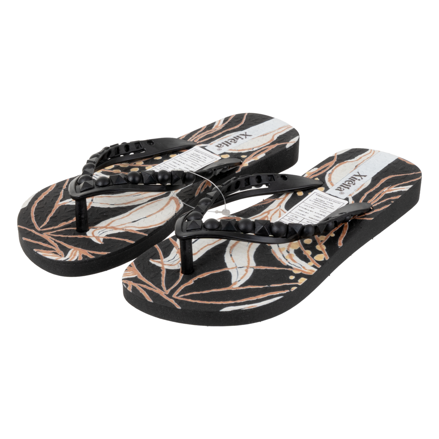 Sandalias Casuales Negras XIRELLA