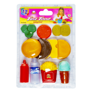 Set De Juego Comida Rápida KITCHEN COLLECTION 12 Piezas
