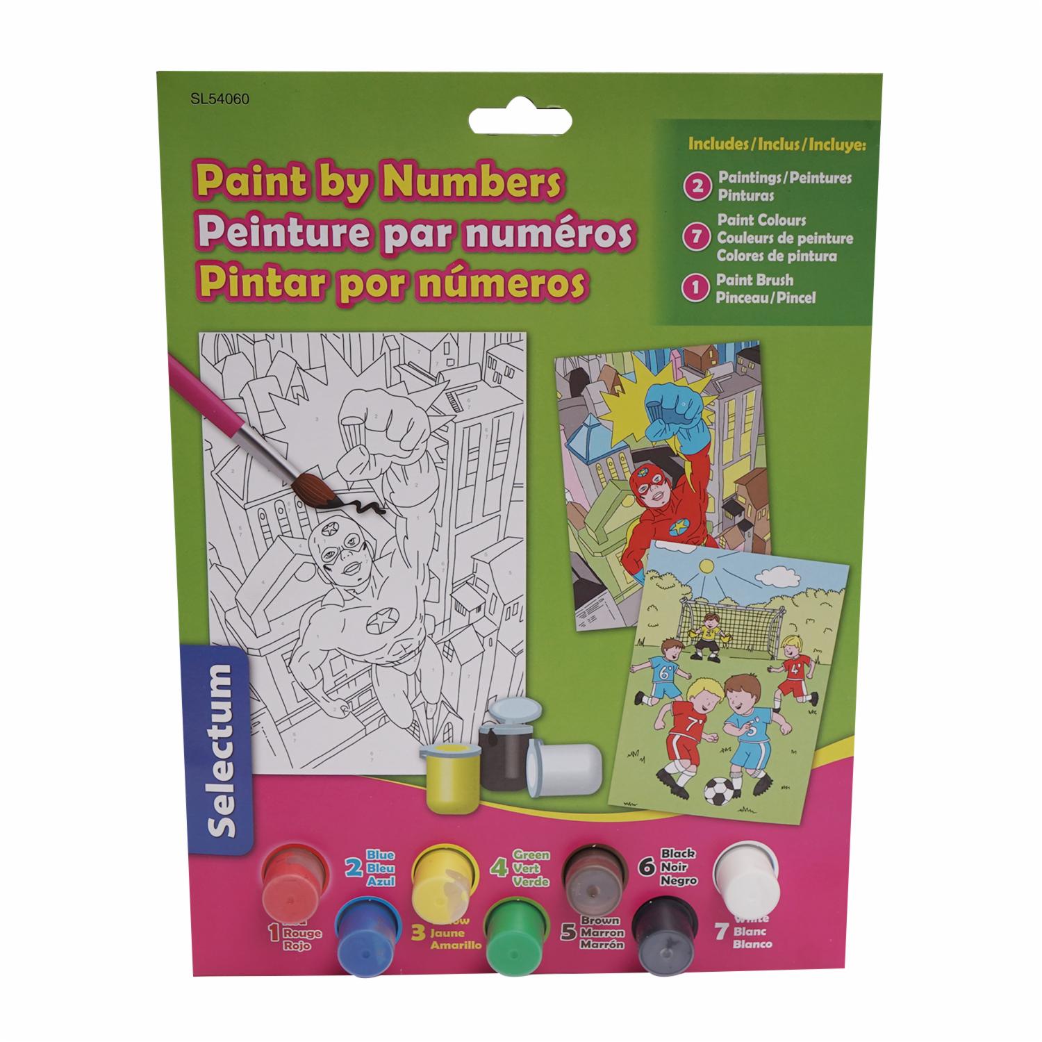 Pinta Números Con Pincel LPS Unidad