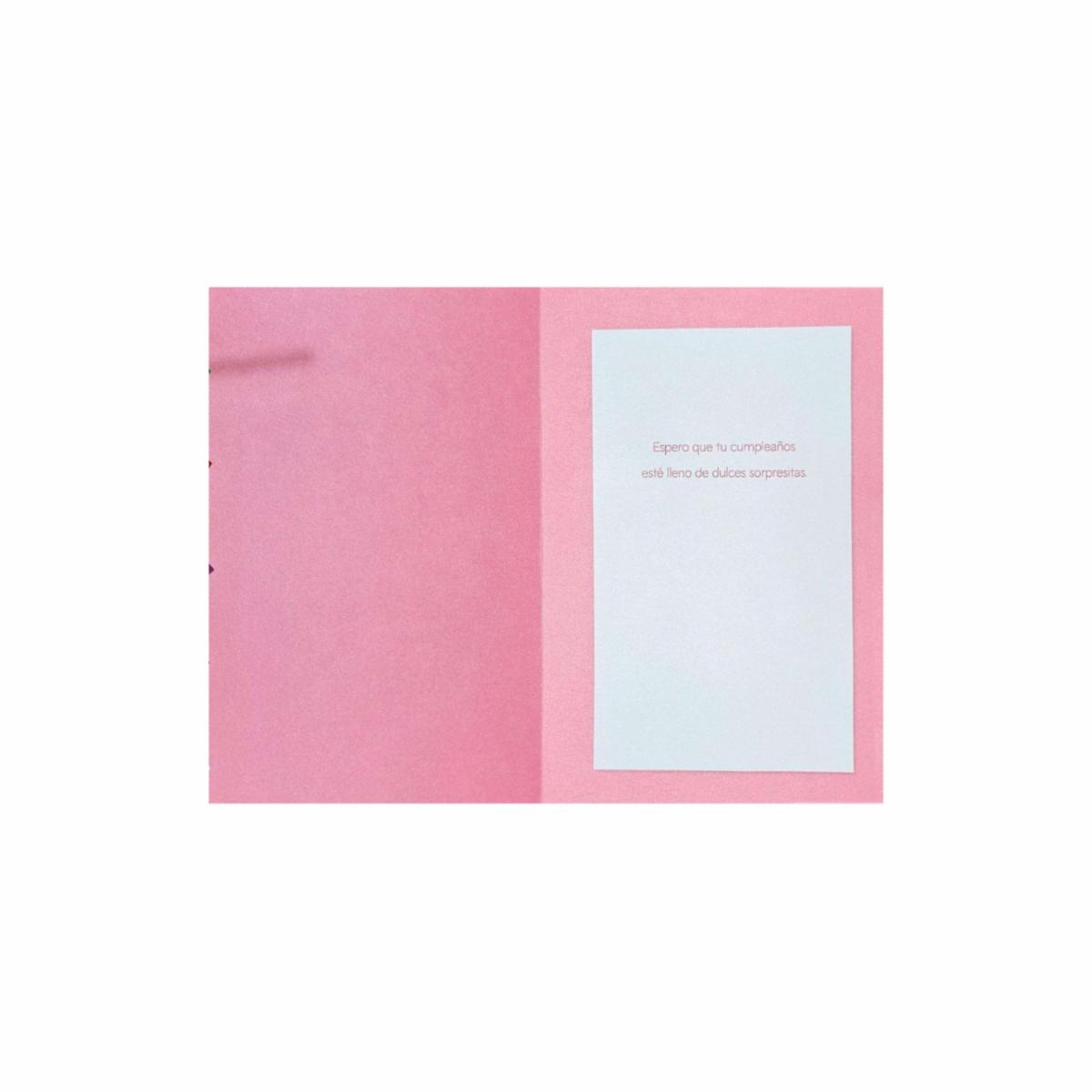 Tarjeta Felicitación Cumpleaños Cupcake HALLMARK 1 Pieza - Image 2