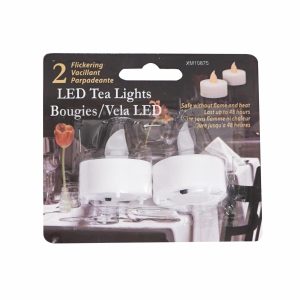 Velas Led Parpadeantes Blanco LPS X 2 Uds