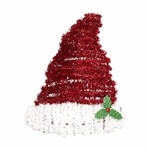 Adorno Navideño Escarchado De Bota o Gorro LPS Unidad