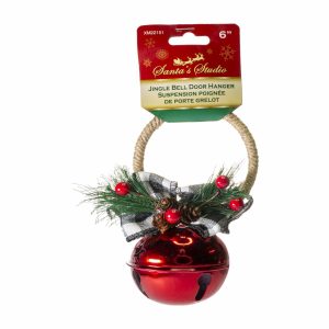 Colgante Navideño Para Puerta Con Cascabel LPS Unidad