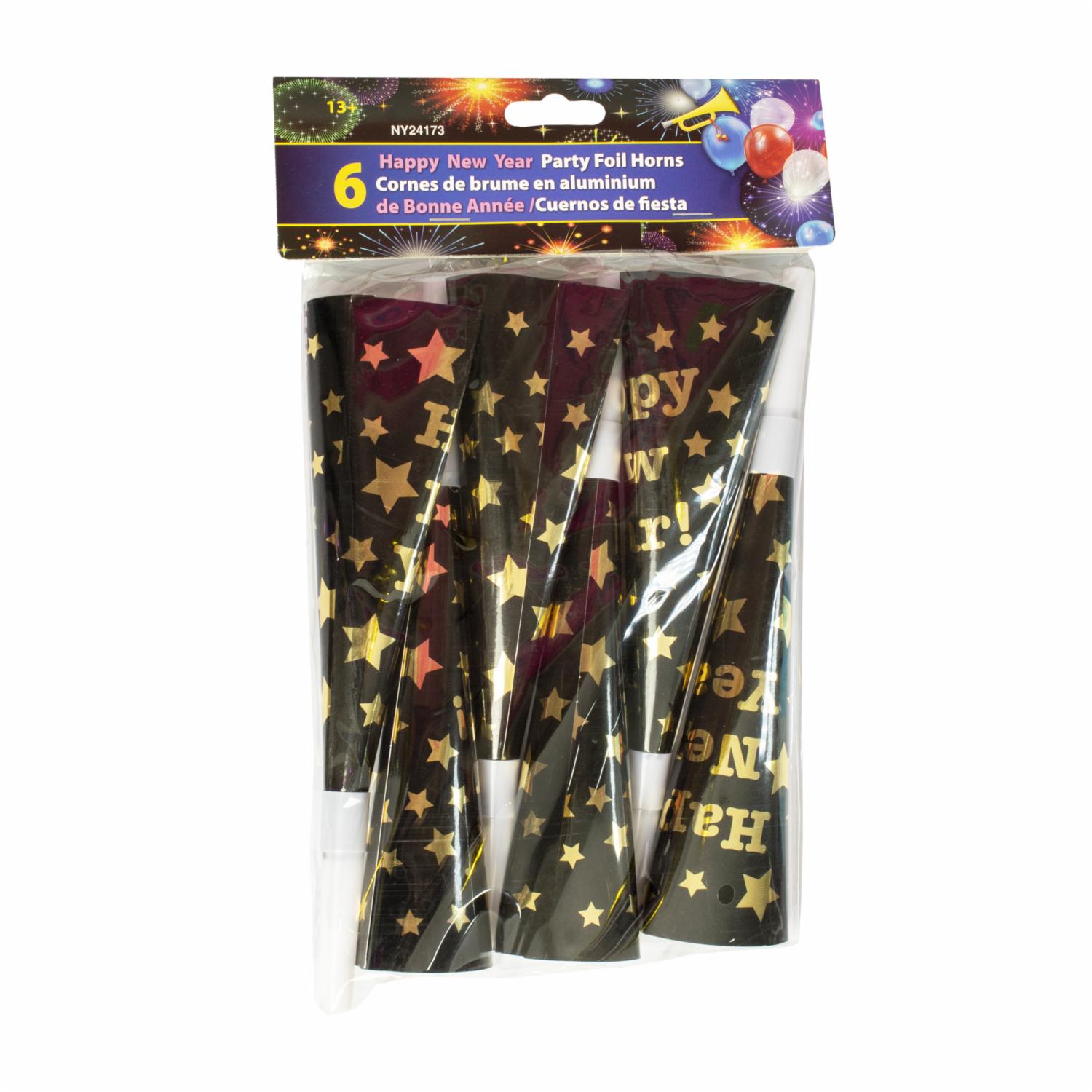 Mini Corneta Feliz Año LP X 6 Uds