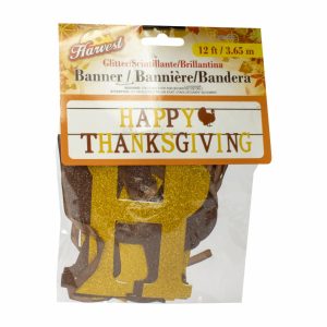 Banner Glitteer Dia De Acción De Gracias LP 365 Cm