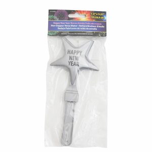 Clapper Forma De Estrella Fiesta Año Nuevo LPS 19 Cm X 8,5 Cm