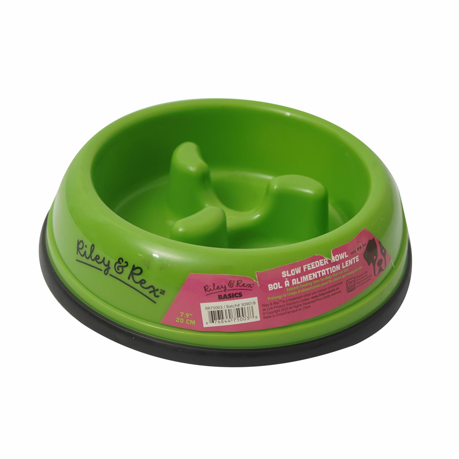 Plato Para Perro Alimentación Lenta RILEY & REX Pequeño