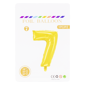 Globo Aluminio Dorado N7 IMPORTADORA CUMPLEAÑOS 16"