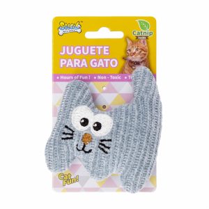 Juguete De Gato Felpa Con Ojos Y Catnip SOLEIL 1 Pieza