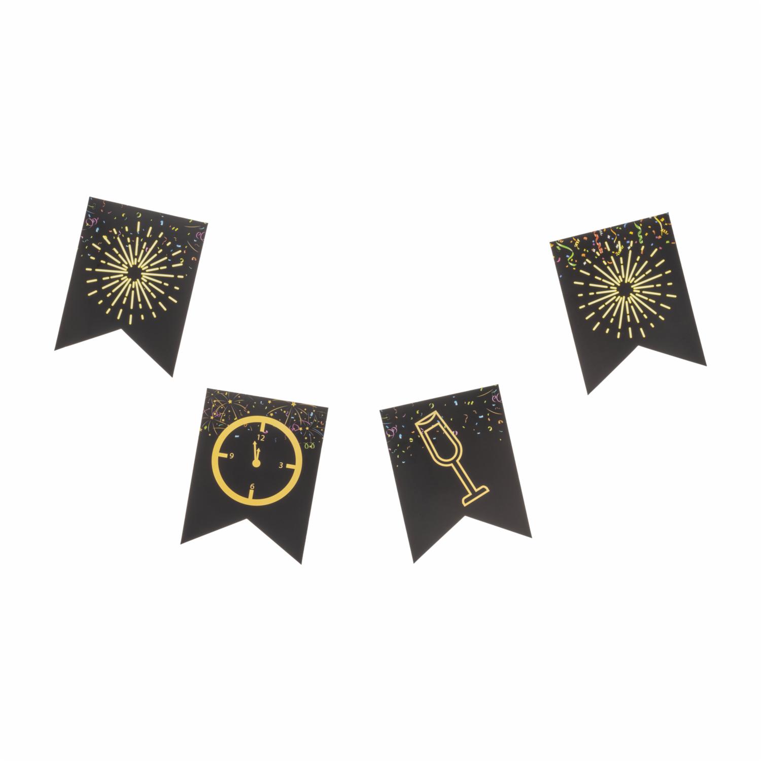 Guirnalda Happy New Year IMPORTADORA CUMPLEAÑOS Unidad - Image 2