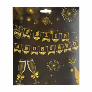 Guirnalda Feliz Año Nuevo IMPORTADORA CUMPLEAÑOS Unidad